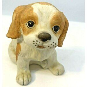 Vintage Homco Porcelain Spaniel Puppy Figurine 1407